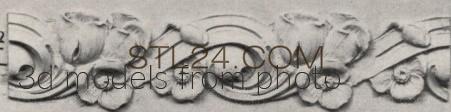 Фризы (FRIESE_0268 -  | 3D model 3DSMAX / OBJ / STL) 3D модель для ЧПУ станка
